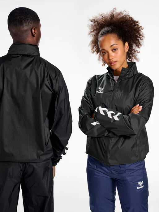 uni-sex StormShield Black Windbreaker Jacket