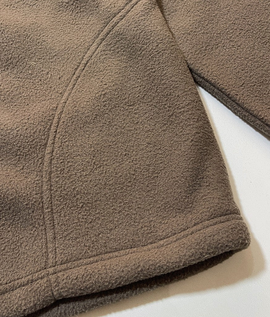 Brown Full-Zip Polar Fleece Jacket