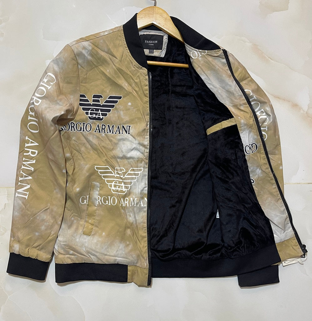 Men’s Trendy Printed Bomber