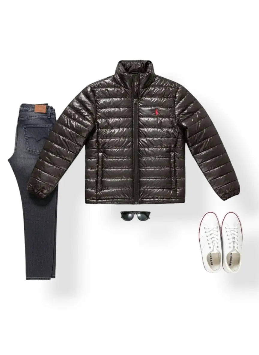 Lightweight Insulated Men’s Puffer Jacket (black)